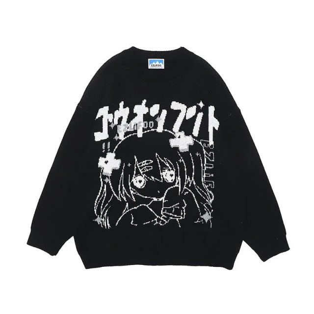 Oversized Anime Sweater