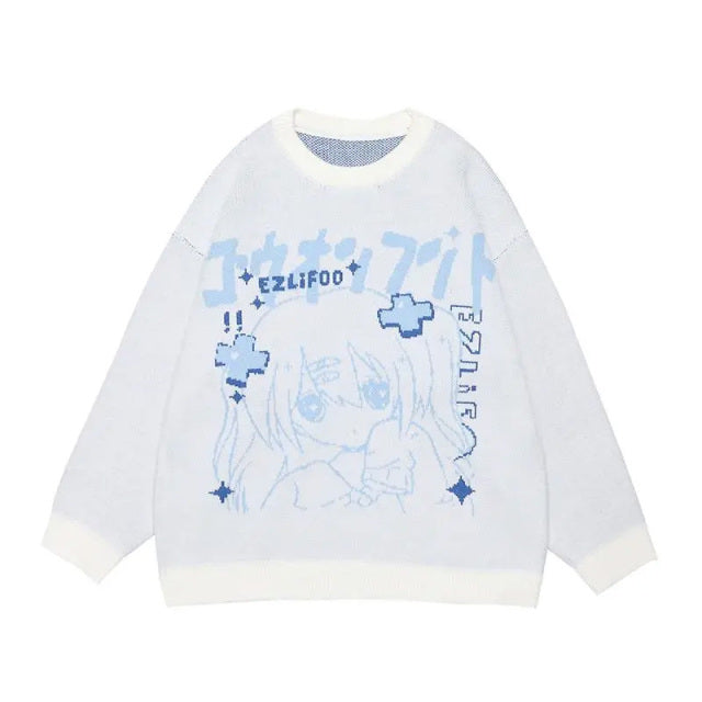 Oversized Anime Sweater