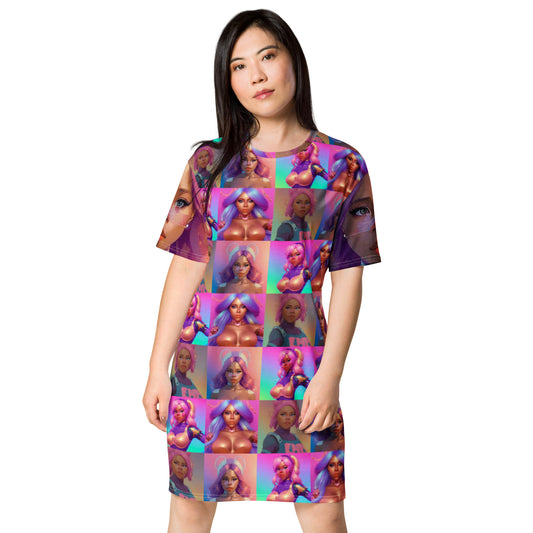 MelaninWaifu® T-shirt dress