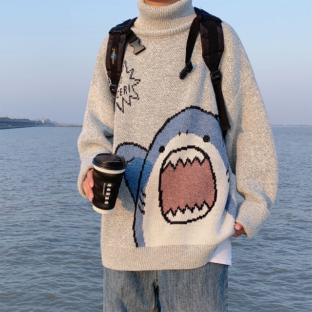 Rawr Shark Harajuku Turtleneck