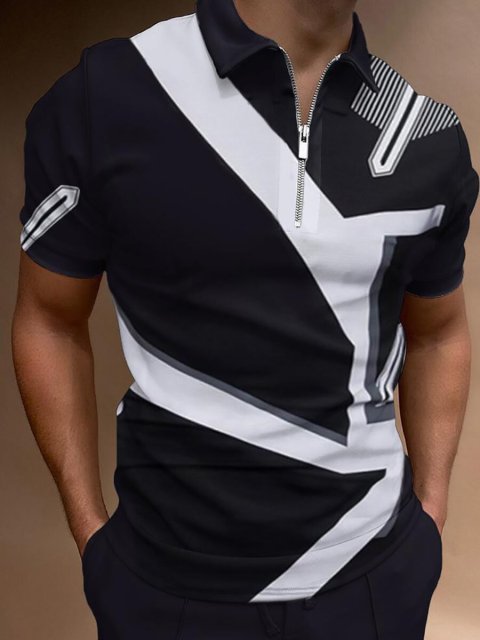 Graphic Polo Shirt