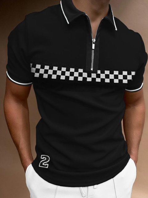 Graphic Polo Shirt